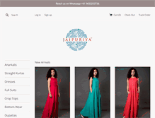 Tablet Screenshot of jaipuriya.com